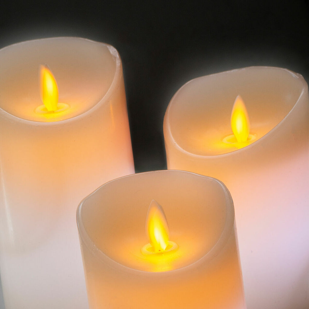 Mehrfarbige LED-Kerzen Flammeneffekt mit Fernbedienung Lendles InnovaG