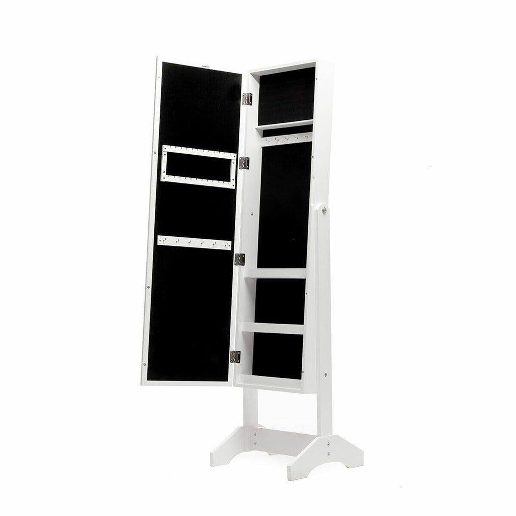 Stand-Schmuckspiegel mit LED InnovaGoods Weiß Bunt Holz Kunststoff (Re