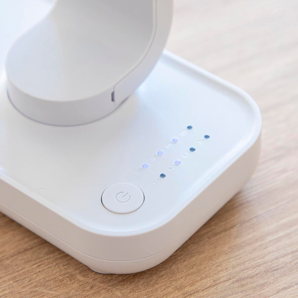 Wiederaufladbarer Schreibtischventilator InnovaGoods Weiß 3600 mAh / 1