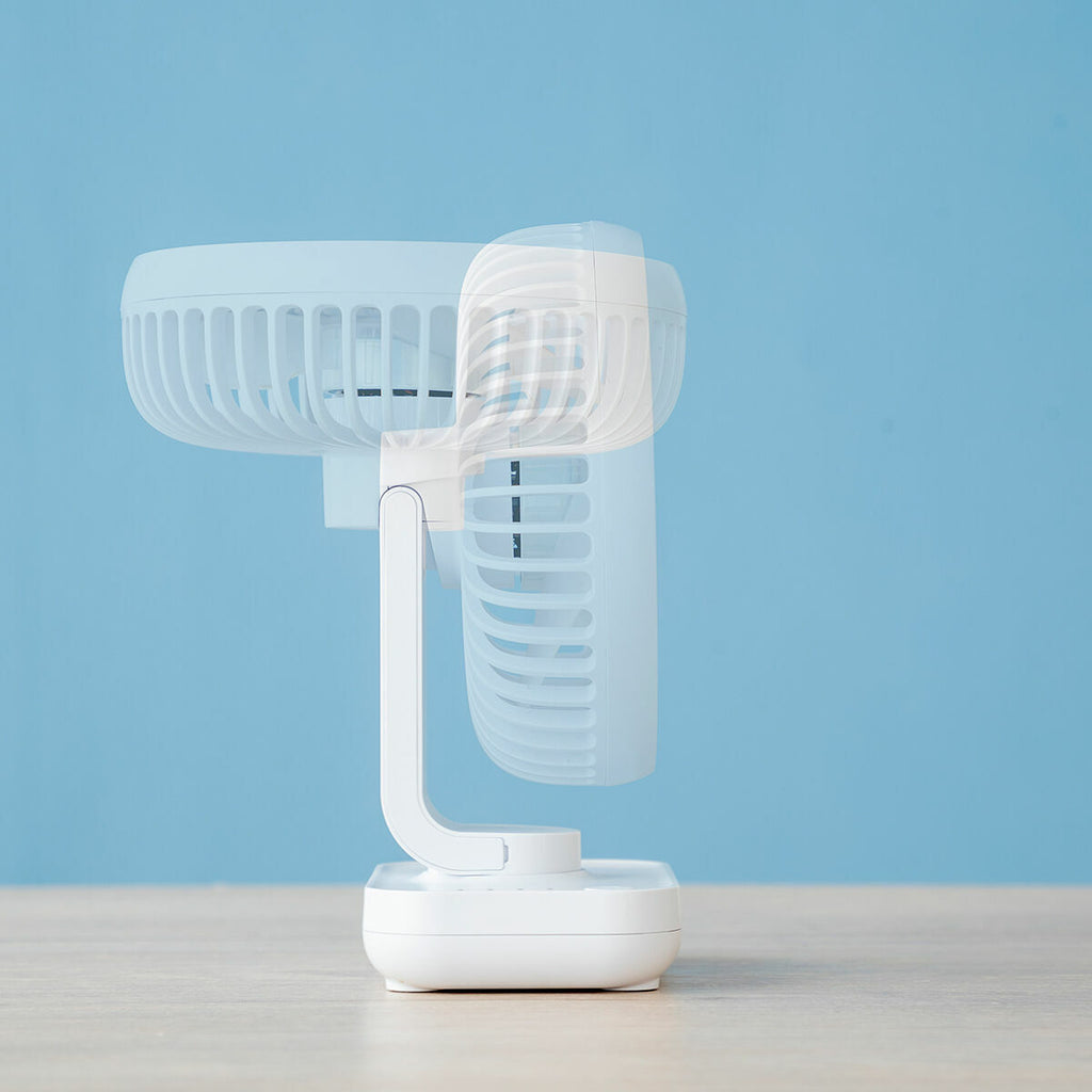 Wiederaufladbarer Schreibtischventilator Fanrec InnovaGoods Ø5,4'' 360