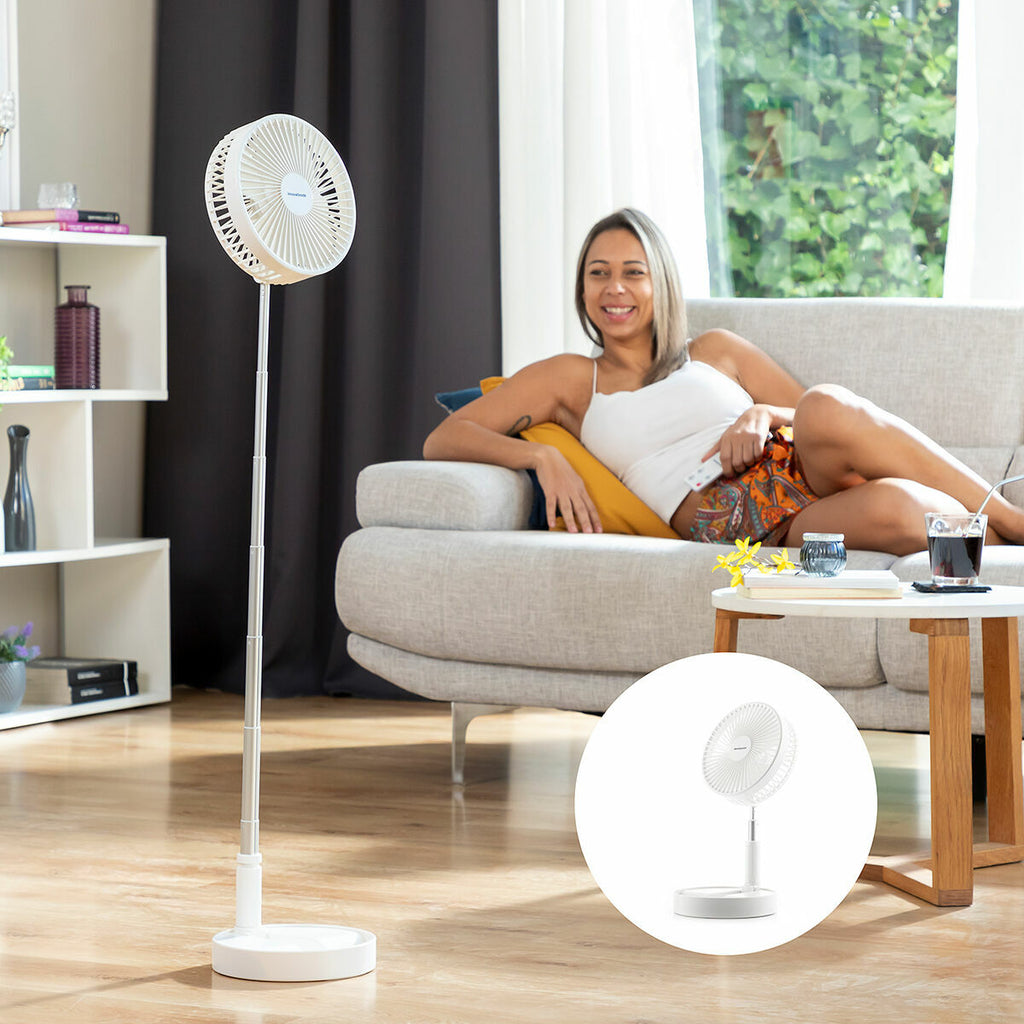 Faltbarer wiederaufladbarer 3-in-1-Ventilator Fandle InnovaGoods Ø7,7'