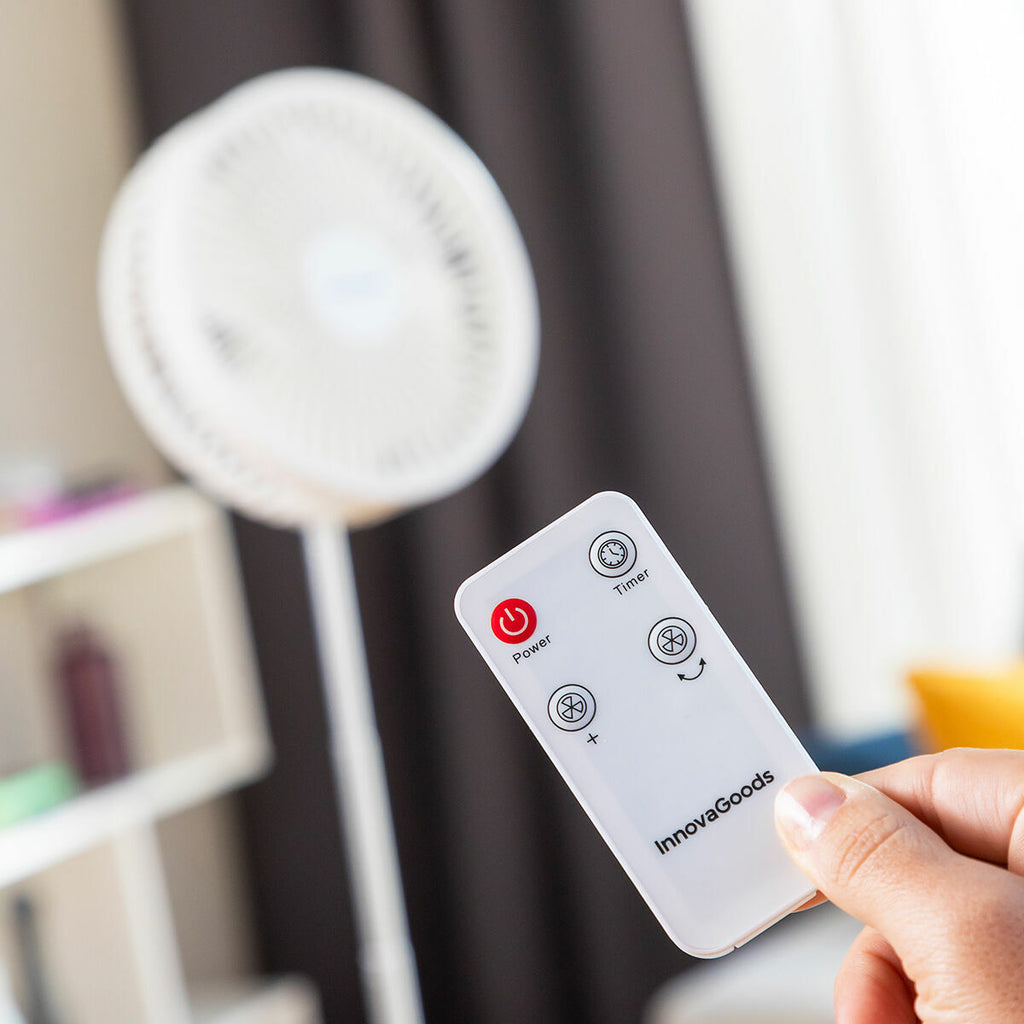 Faltbarer wiederaufladbarer 3-in-1-Ventilator Fandle InnovaGoods Ø7,7'