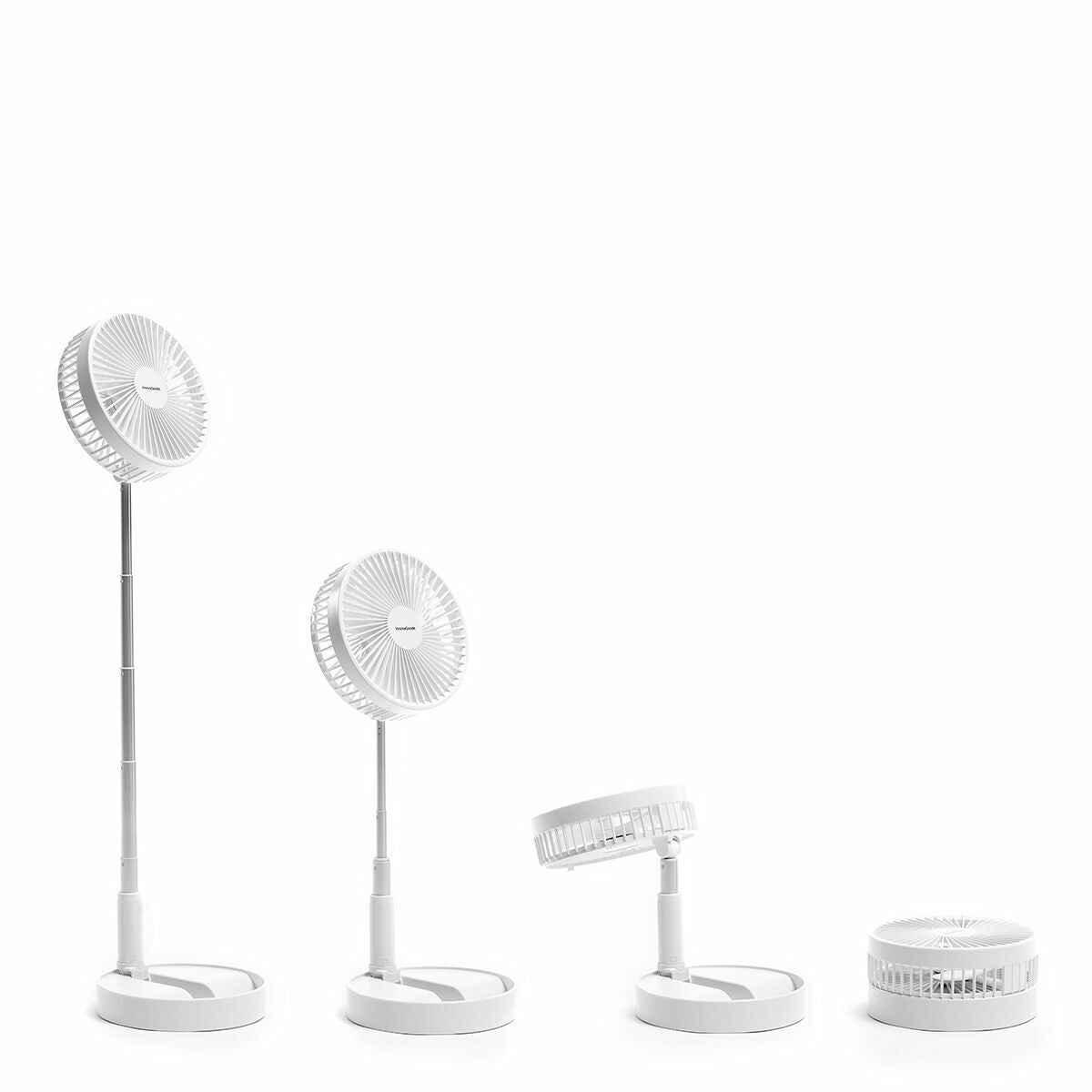 Faltbarer wiederaufladbarer 3-in-1-Ventilator Fandle InnovaGoods Ø7,7'