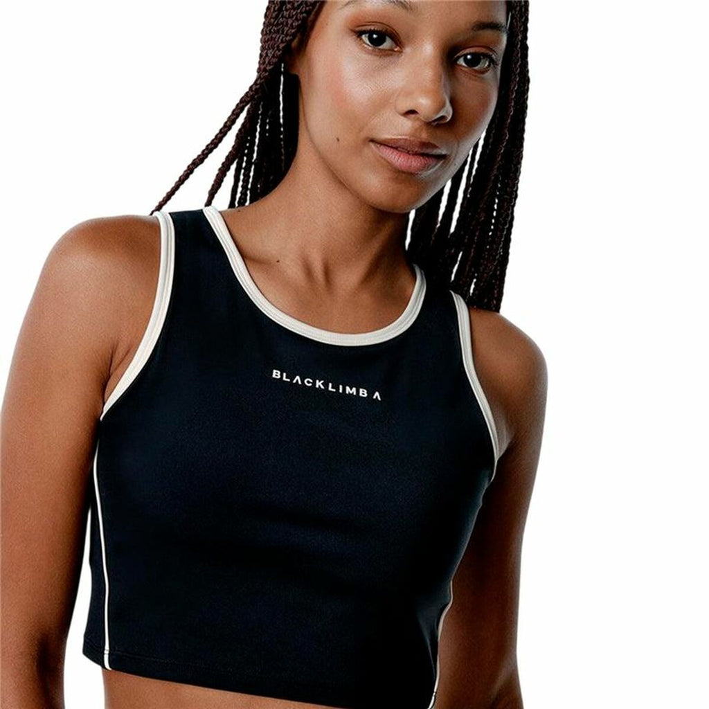 Sporttop für Frauen Black Limba Streamline Schwarz Fitness – LuxeStyle Schweiz