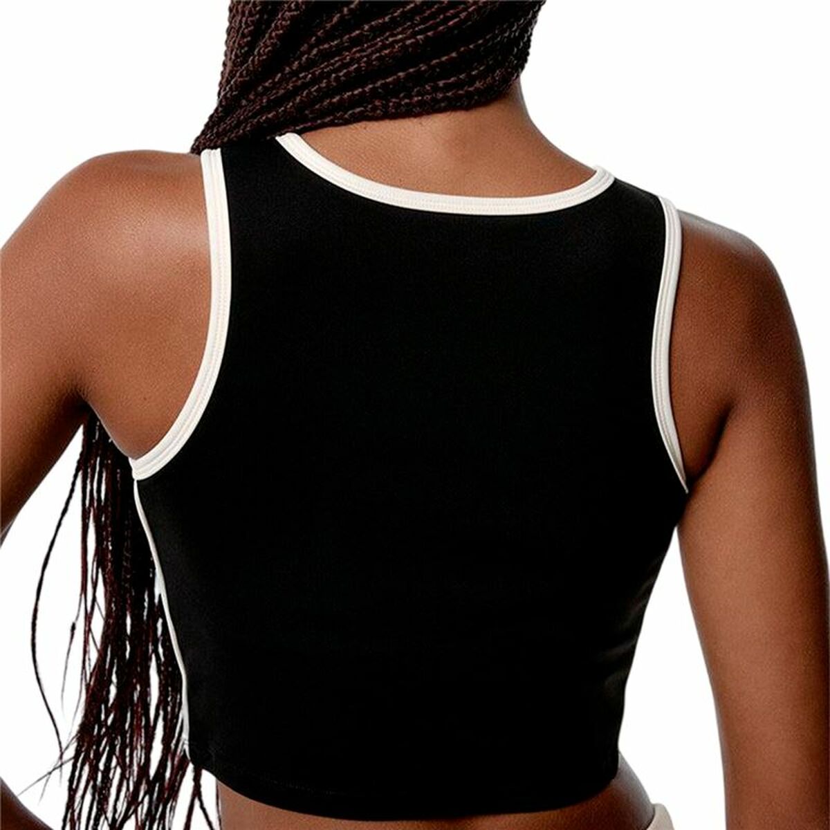 Sporttop für Frauen Black Limba Streamline Schwarz Fitness – LuxeStyle Schweiz