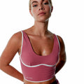 Sporttop für Frauen Black Limba Courtedge Fitness – LuxeStyle Schweiz
