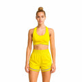 Sporttop für Frauen Black Limba Gelb Fitness – LuxeStyle Schweiz