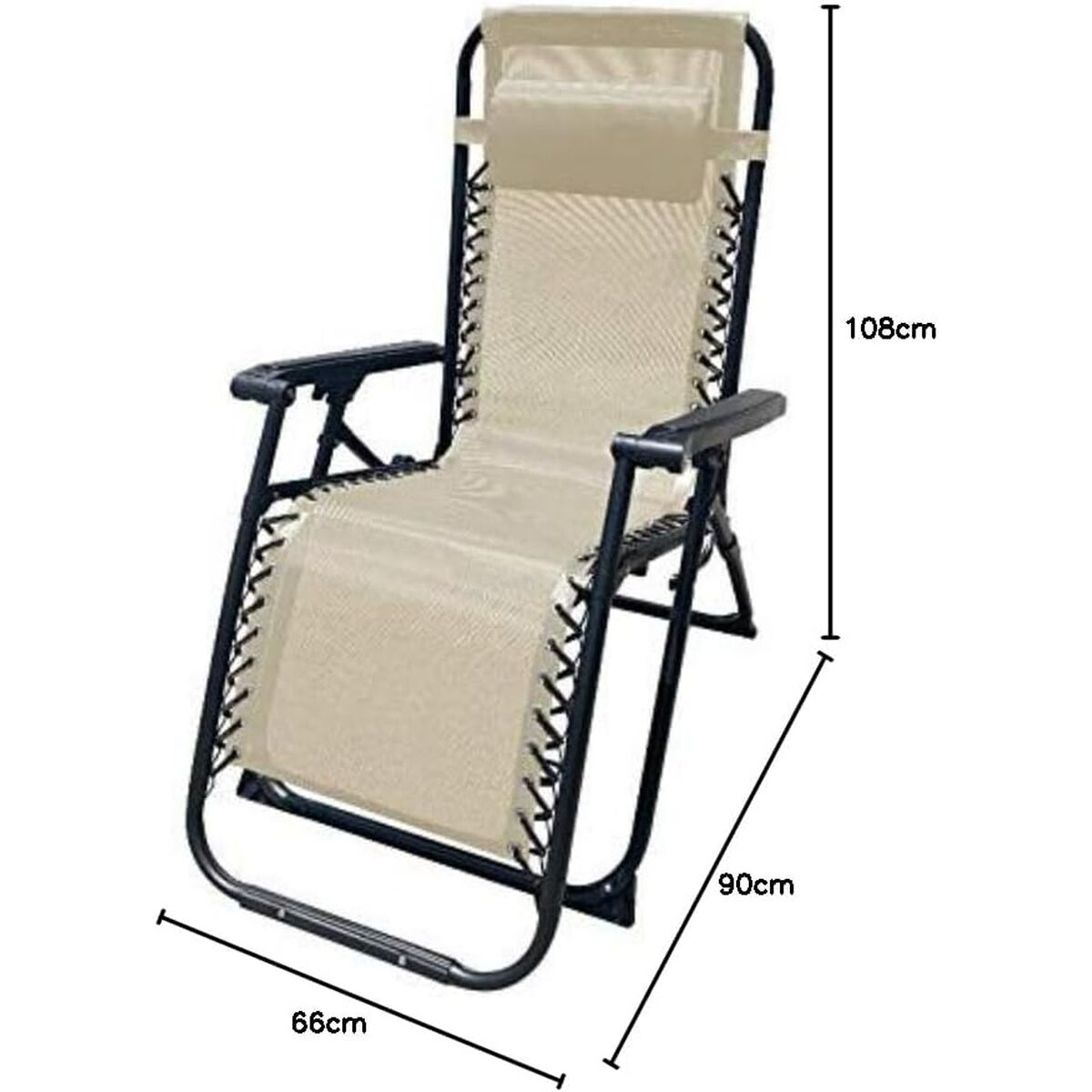 Schwereloser Komfort «Classic» – Klappbarer Liegestuhl für Garten & Pool