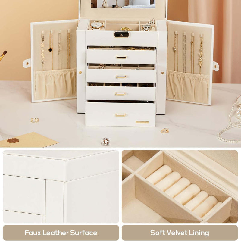 Schmuck-Organizer mit 6 Schubladen – Bild 8 | LuxeStyle