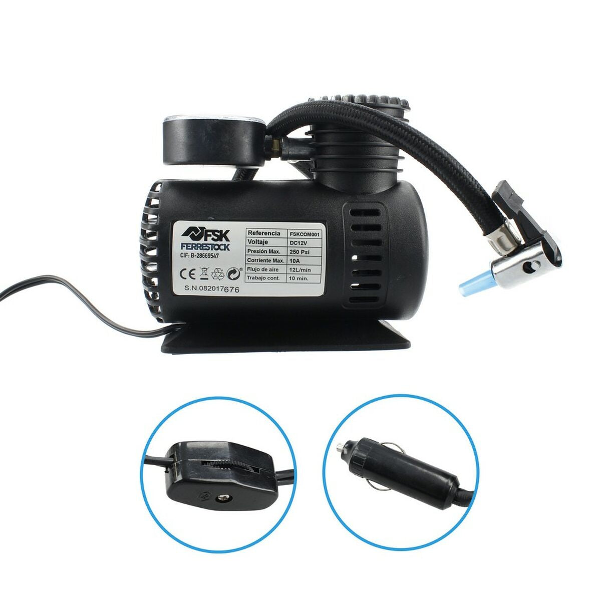 Starker 12V Kompressor: Schnell Druck für Reifen