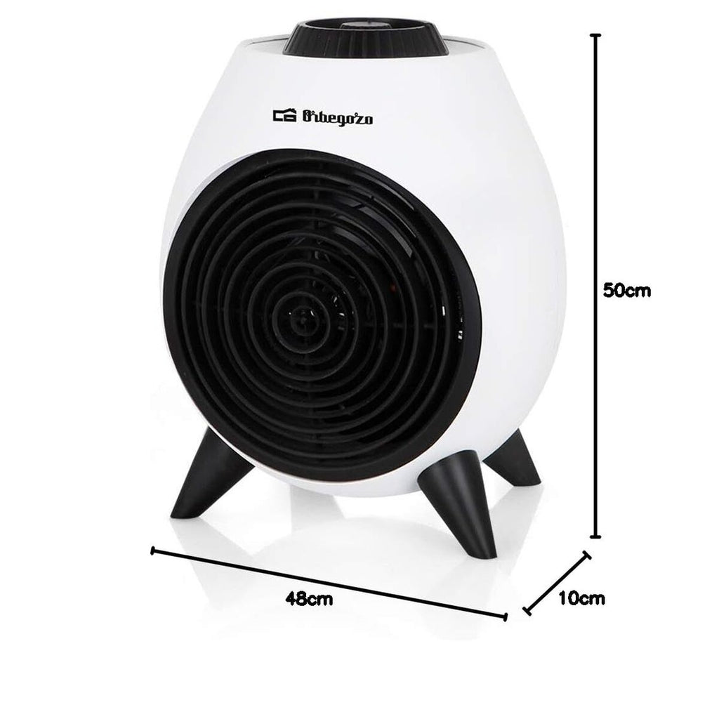Heizung Orbegozo Schwarz 1000 W 2000 W