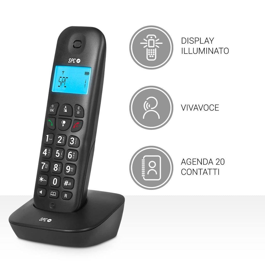 Kabelloses Telefon SPC AIR PRO 7302N Blau Schwarz