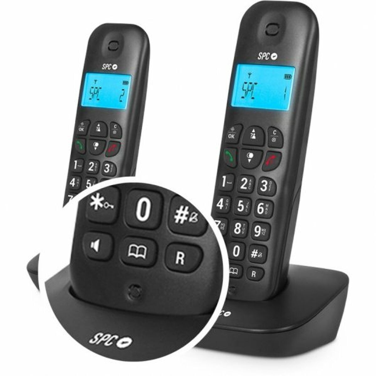 Kabelloses Telefon SPC AIR PRO 7302N Blau Schwarz
