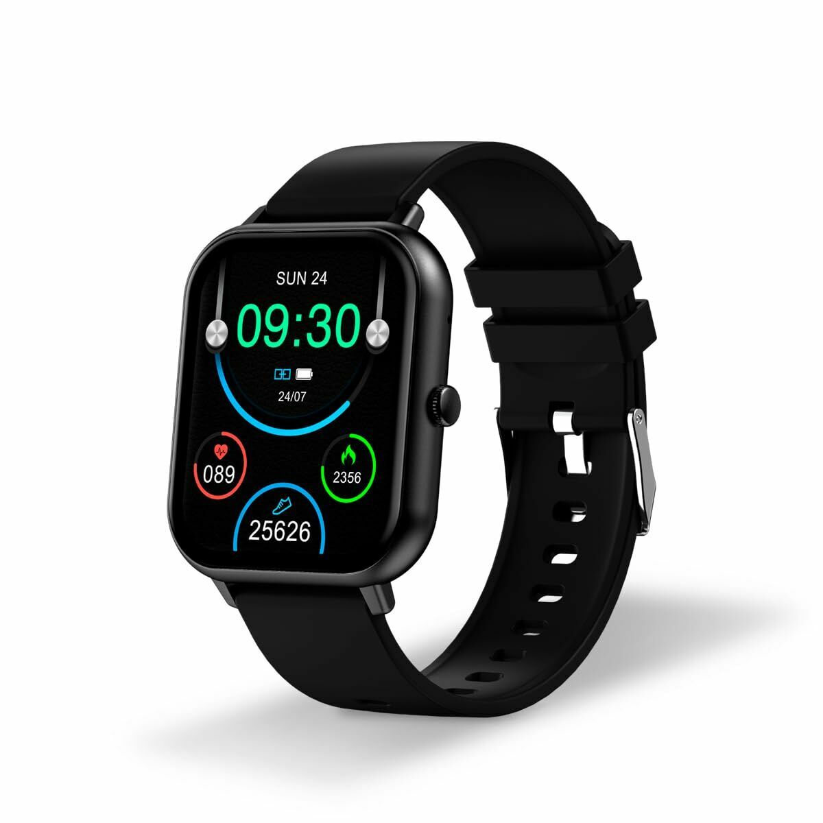 Curved Pro Smartwatch Schwarz – Großes Display, Top-Stil – Ansicht 5