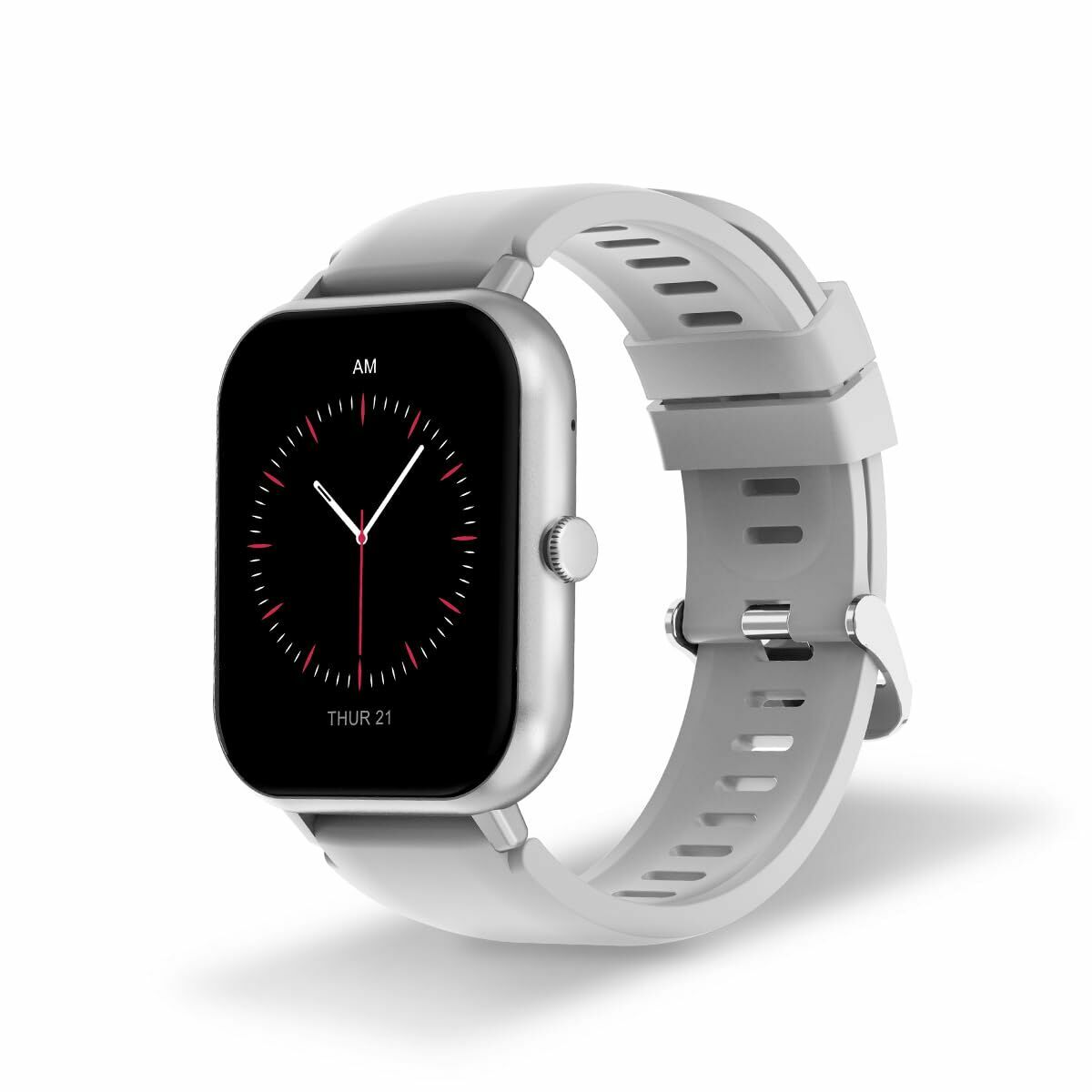 Gebogene Smartwatch Grau – Stilvoll & smart am Handgelenk.