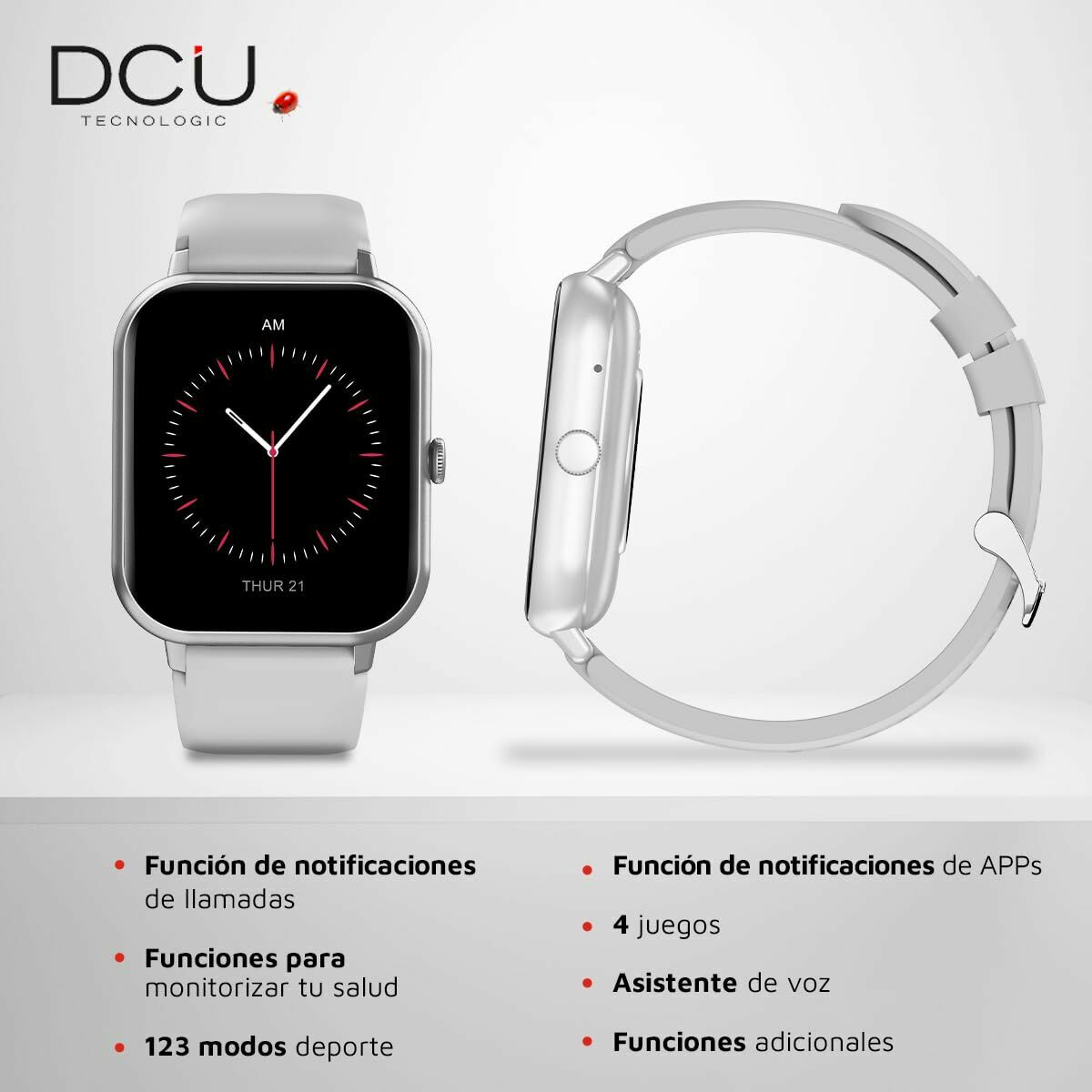 Gebogene Smartwatch Grau – Stilvoll & smart am Handgelenk.