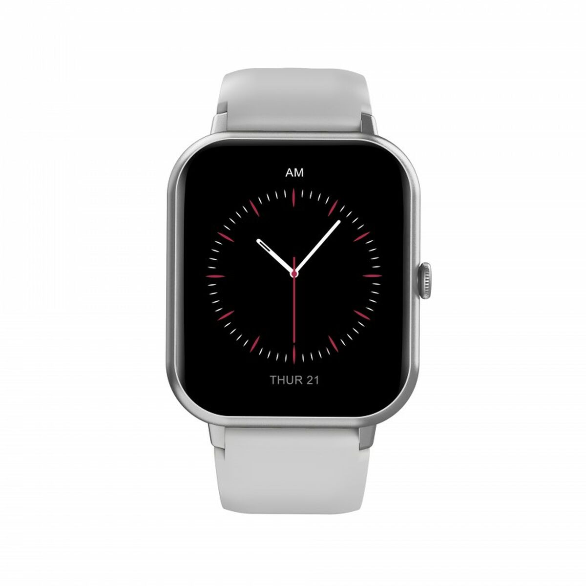 Gebogene Smartwatch Grau – Stilvoll & smart am Handgelenk.