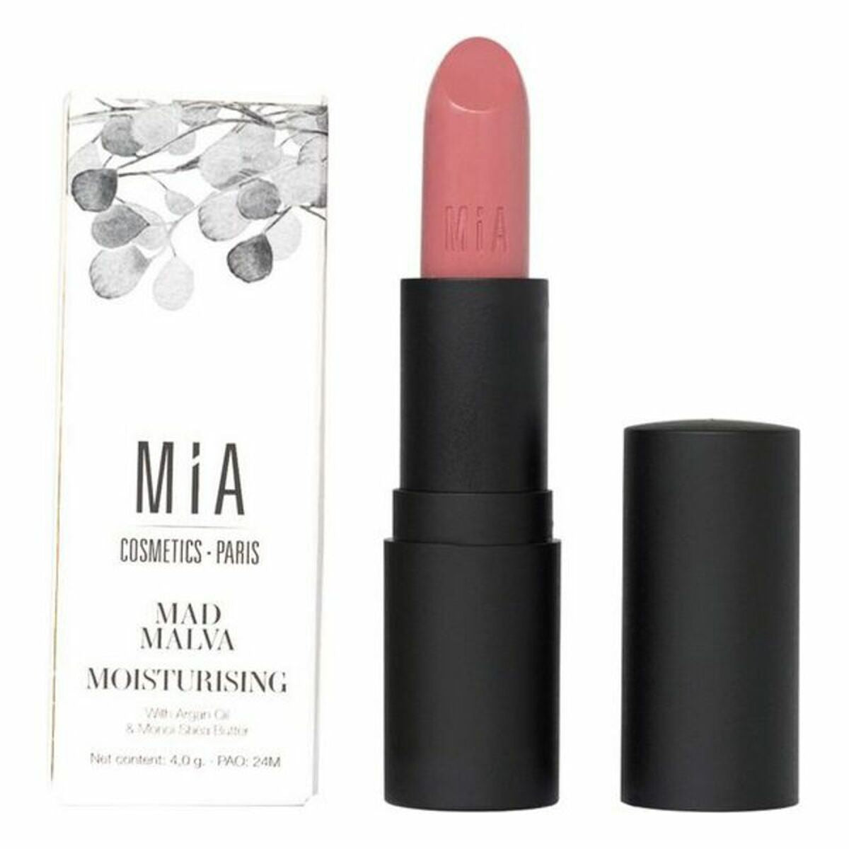 Feuchtigkeitsspendender Lippenstift Mia Cosmetics Paris 507-Mad Malva