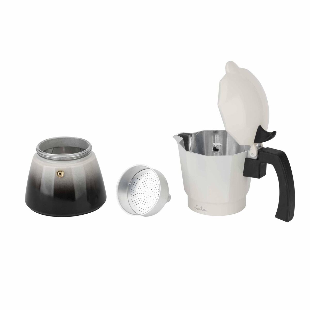 Italienische Kaffeemaschine JATA HCAF2409 Creme Aluminium 9 Tassen