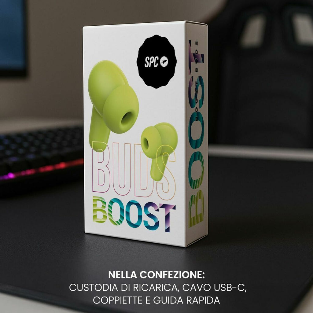 Kopfhörer SPC 4630Y BOOST BUDS grün