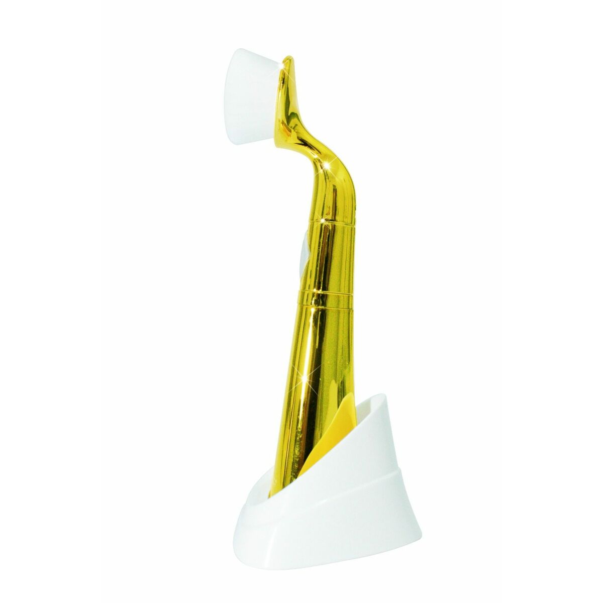 Goldene Schallbürste – Für strahlend reine Haut.
