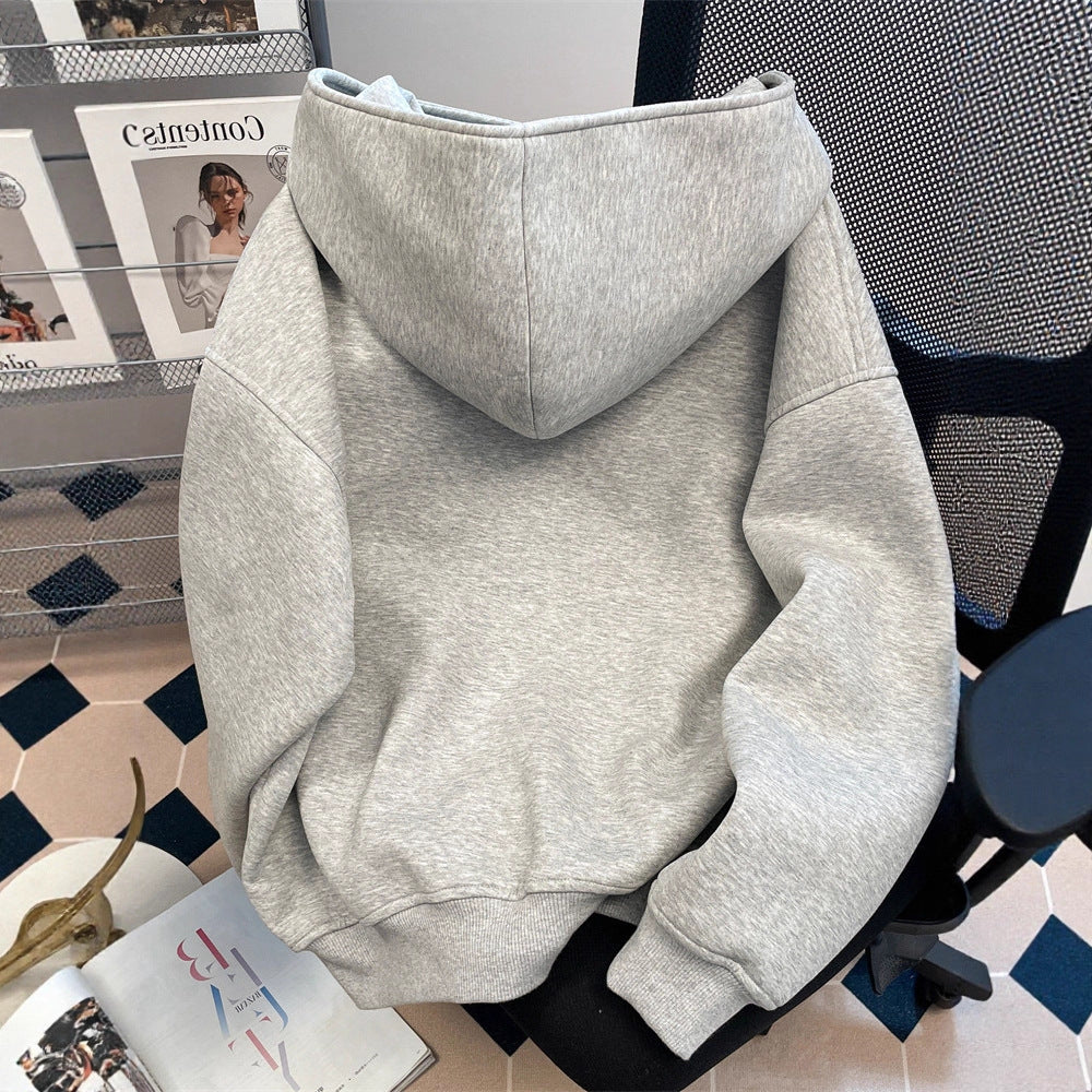 Zip-Up-Hoodie mit Doppelschnur
