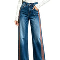 Straight-Leg Jeans aus echtem Denim