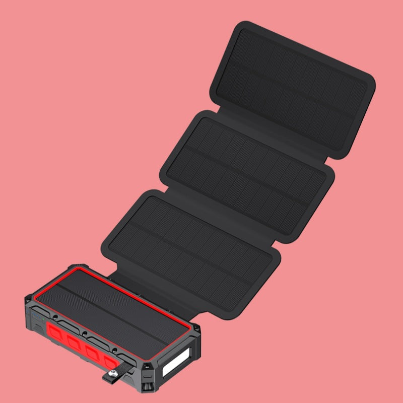 Solar- und Kurbel-Powerbank, 20'000 mAh