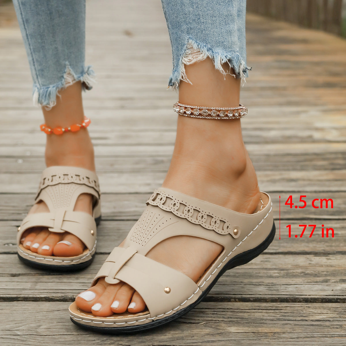 Slope Heel Plus Personalisierte Sandalen – Bild 5 | LuxeStyle