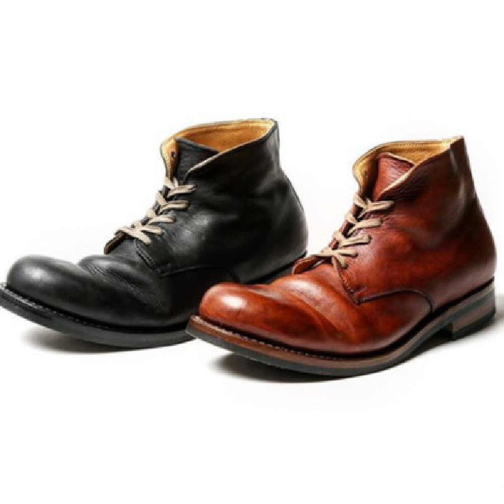 Lässige Low-Cut Boots mit runder Kappe