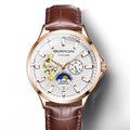 Männer-Skelett-Uhr mit mechanischem Zeiger | LuxeStyle