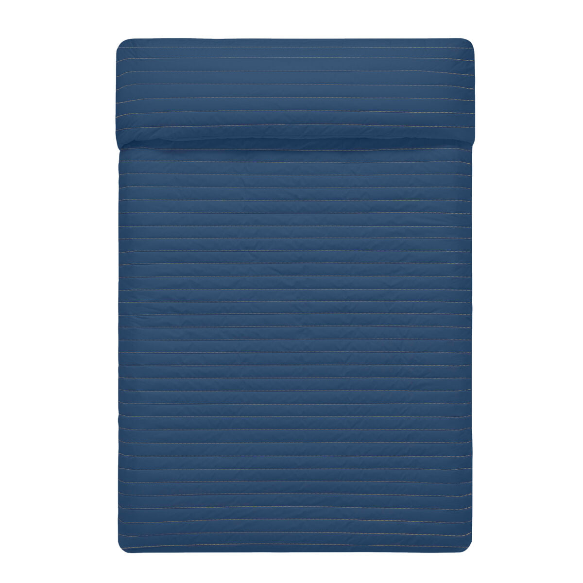 Wendbare Tagesdecke HappyFriday Basic Dash Weiss Marineblau 200 x 260 cm