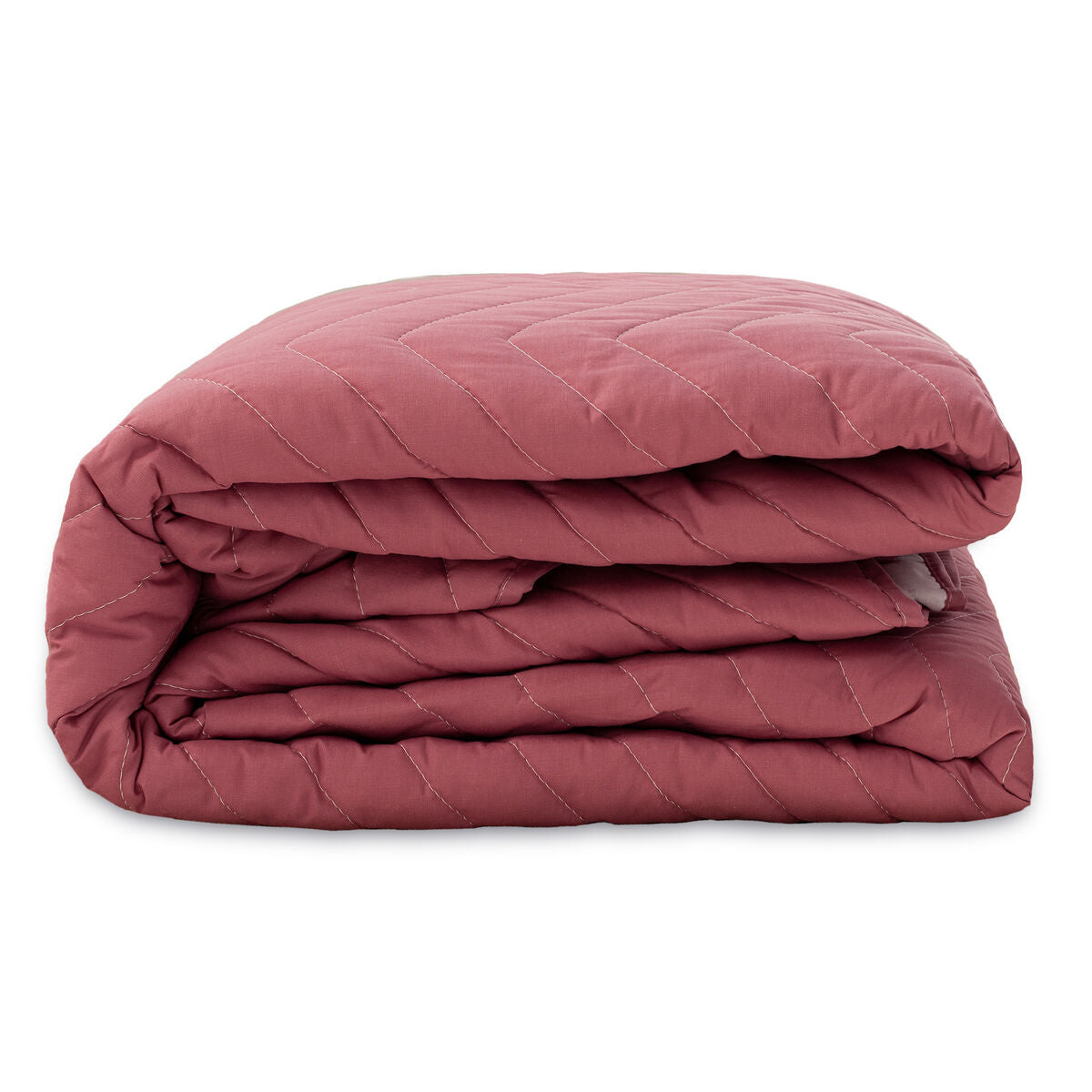 Wendbare Tagesdecke HappyFriday Basic Arista Weiss Magenta 270 x 260 cm
