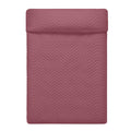 Wendbare Tagesdecke HappyFriday Basic Arista Weiss Magenta 270 x 260 cm