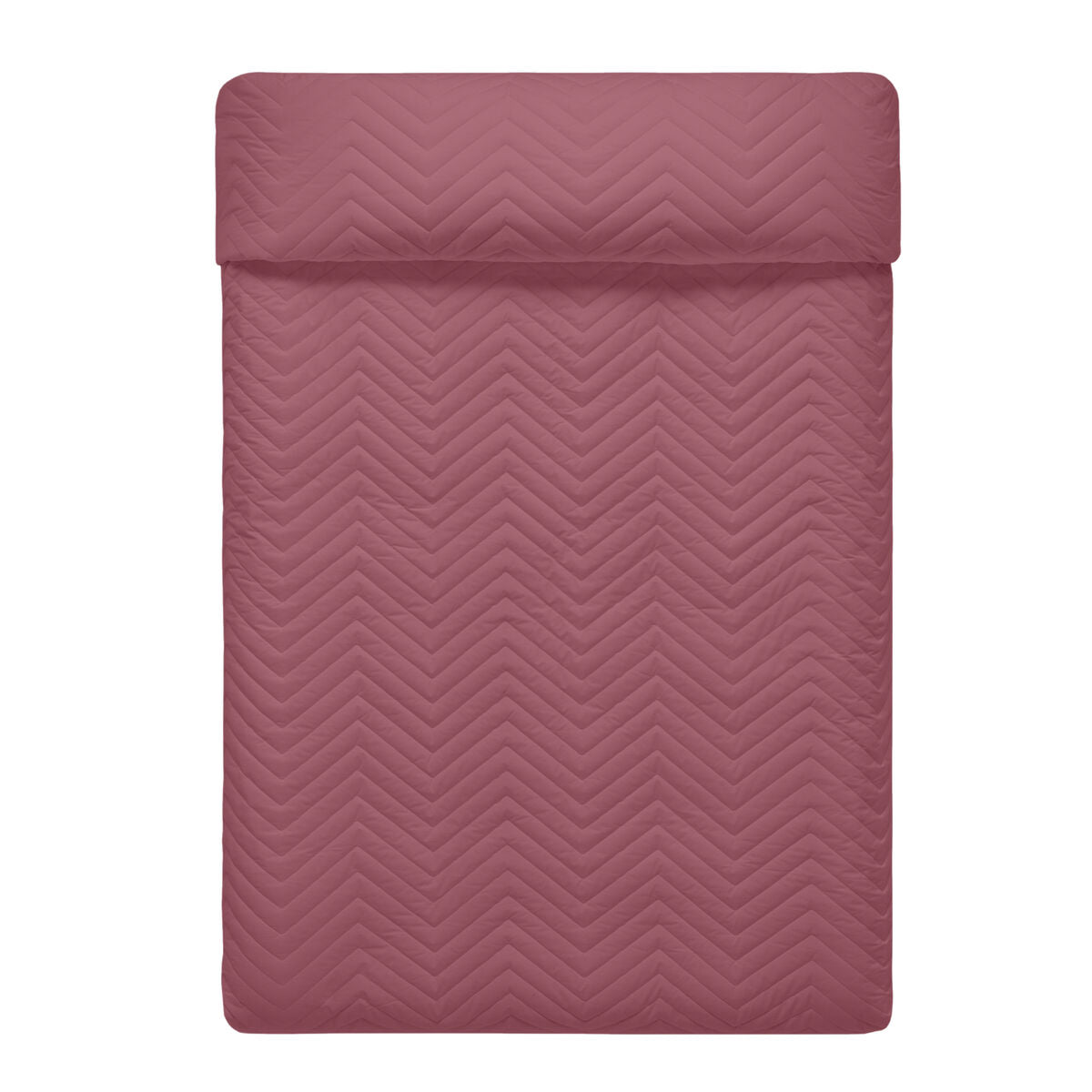 Wendbare Tagesdecke HappyFriday Basic Arista Weiss Magenta 270 x 260 cm