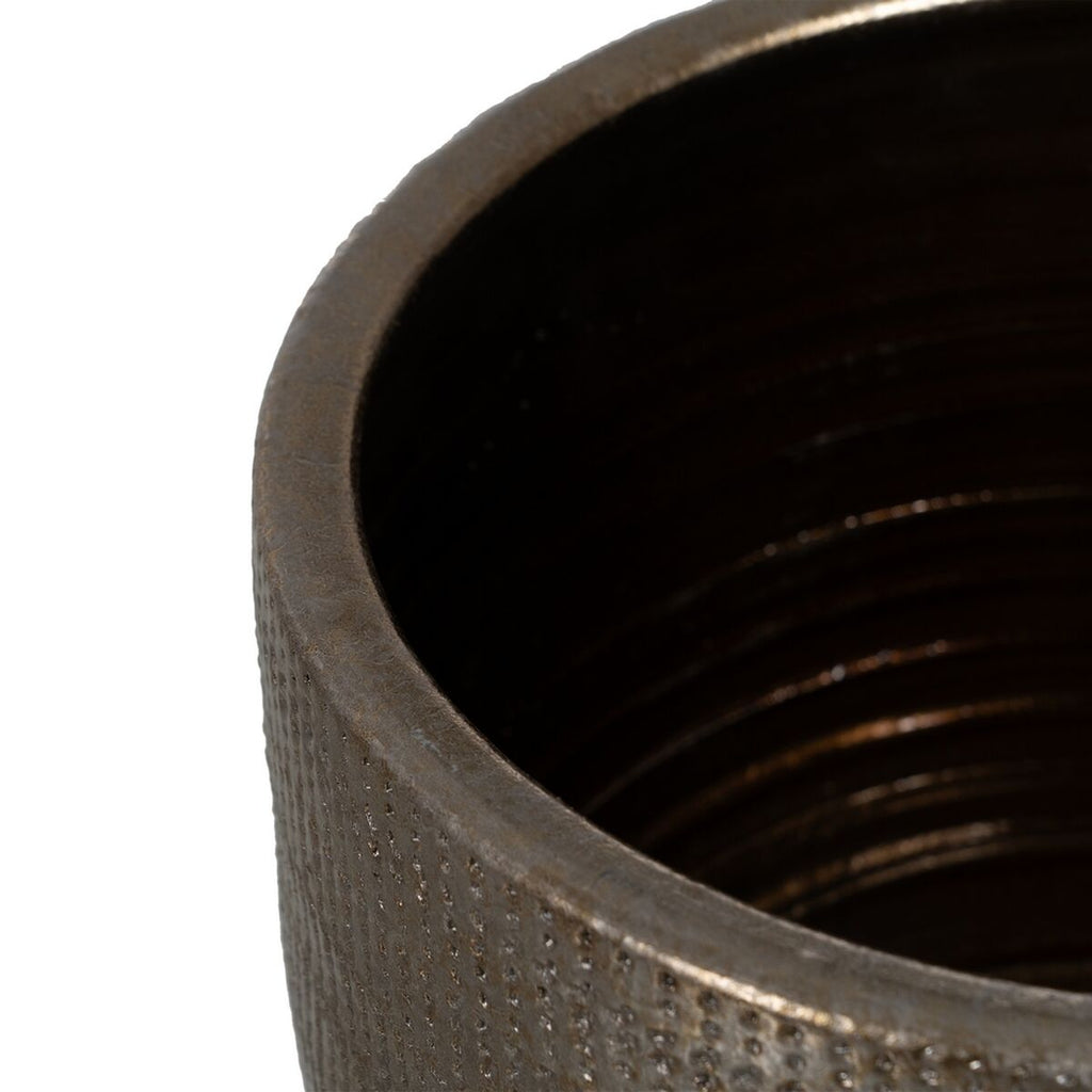 Blumentopf Keramik Metallic (30×30 cm)
