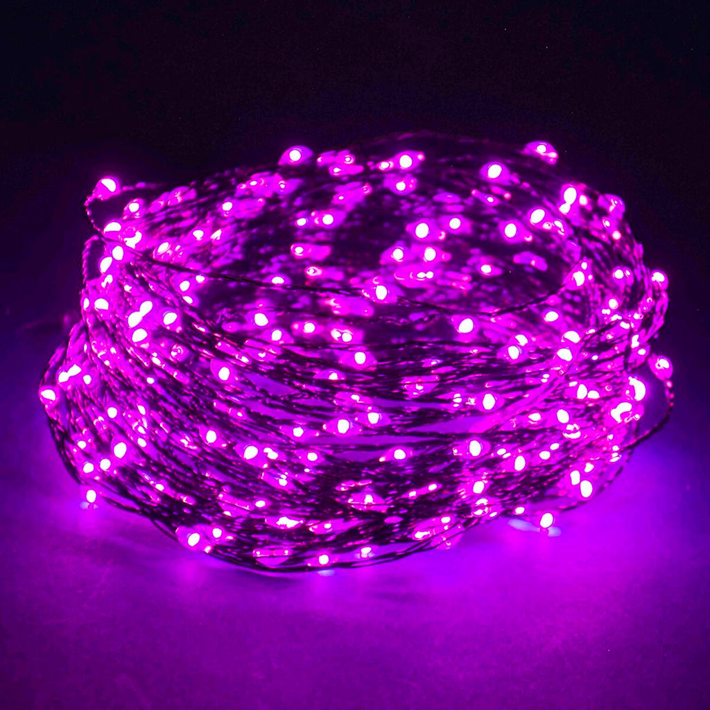 Pinker Lichterzauber: LED-Lichterkette für dein Zuhause