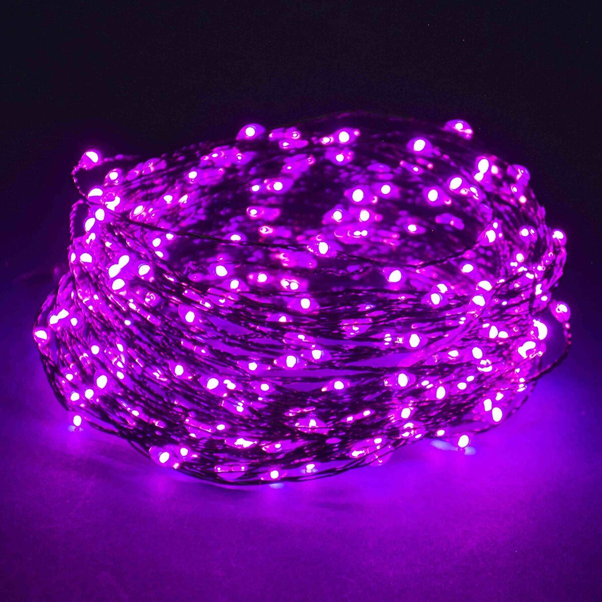 Pinker Lichterzauber: LED-Lichterkette für dein Zuhause