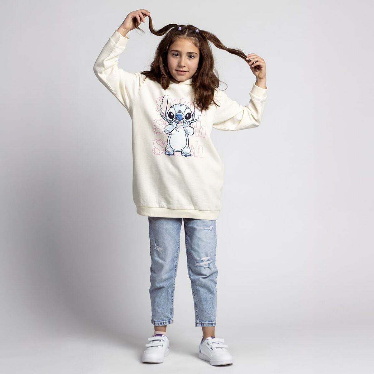 Süsses Kinderkleid Beige – Bequem & zauberhaft