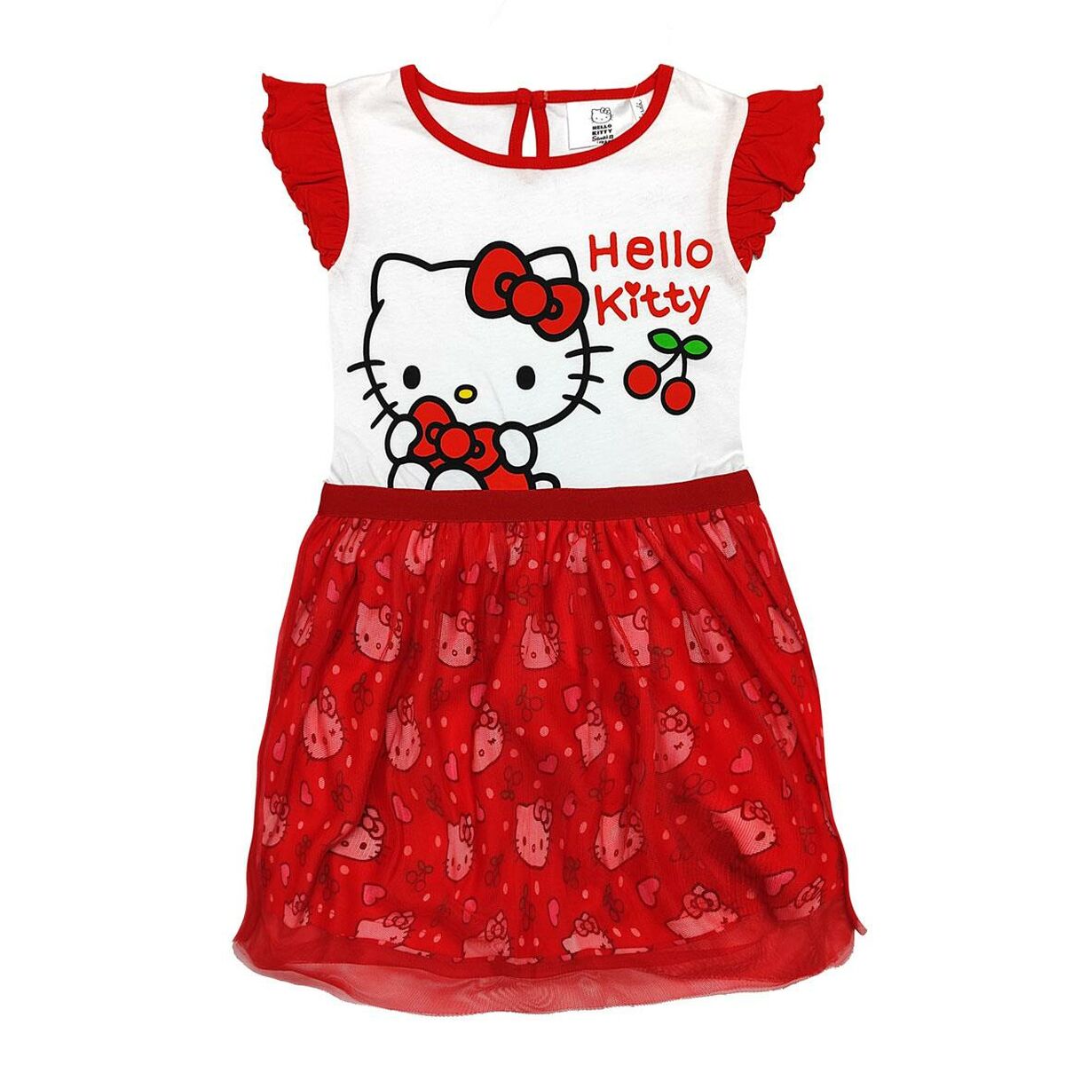 Rotes Kinderkleid – Dein süsser Hello Kitty Look