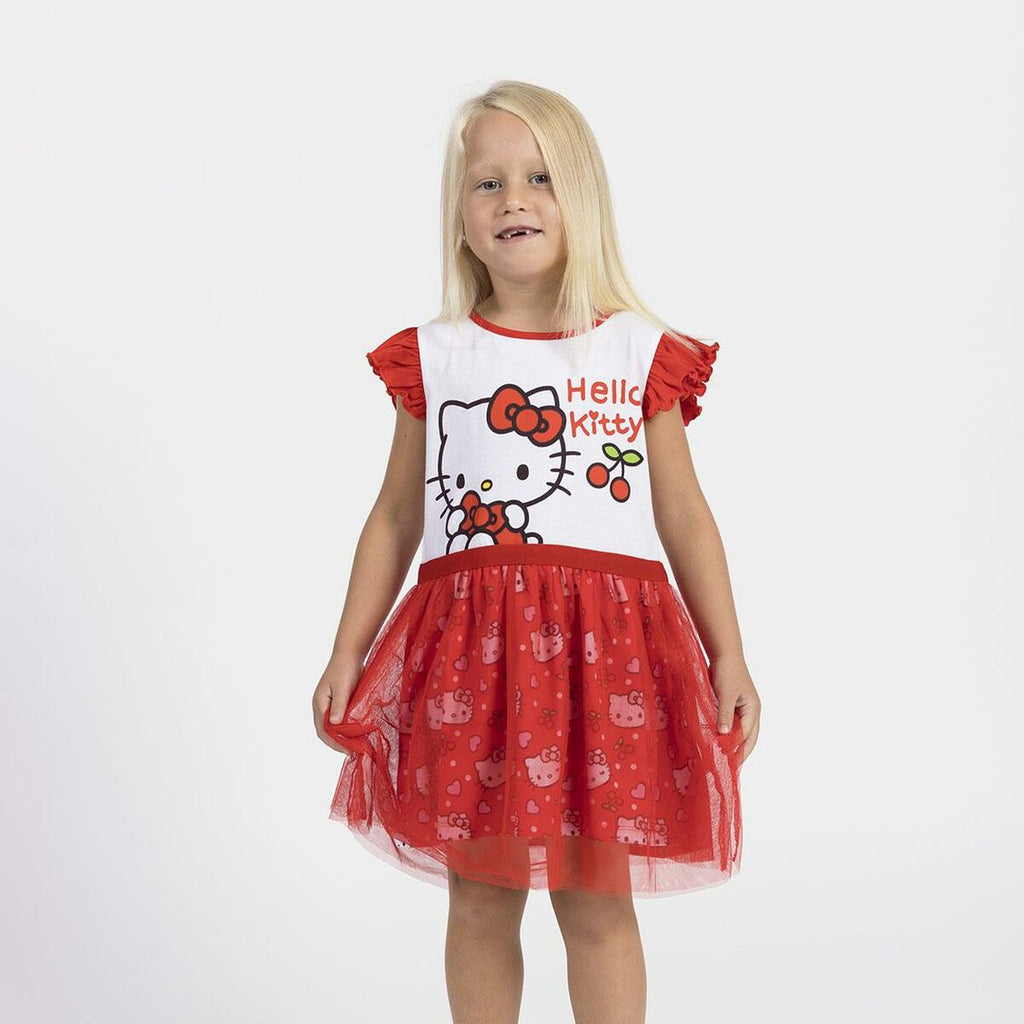 Rotes Kinderkleid – Dein süsser Hello Kitty Look