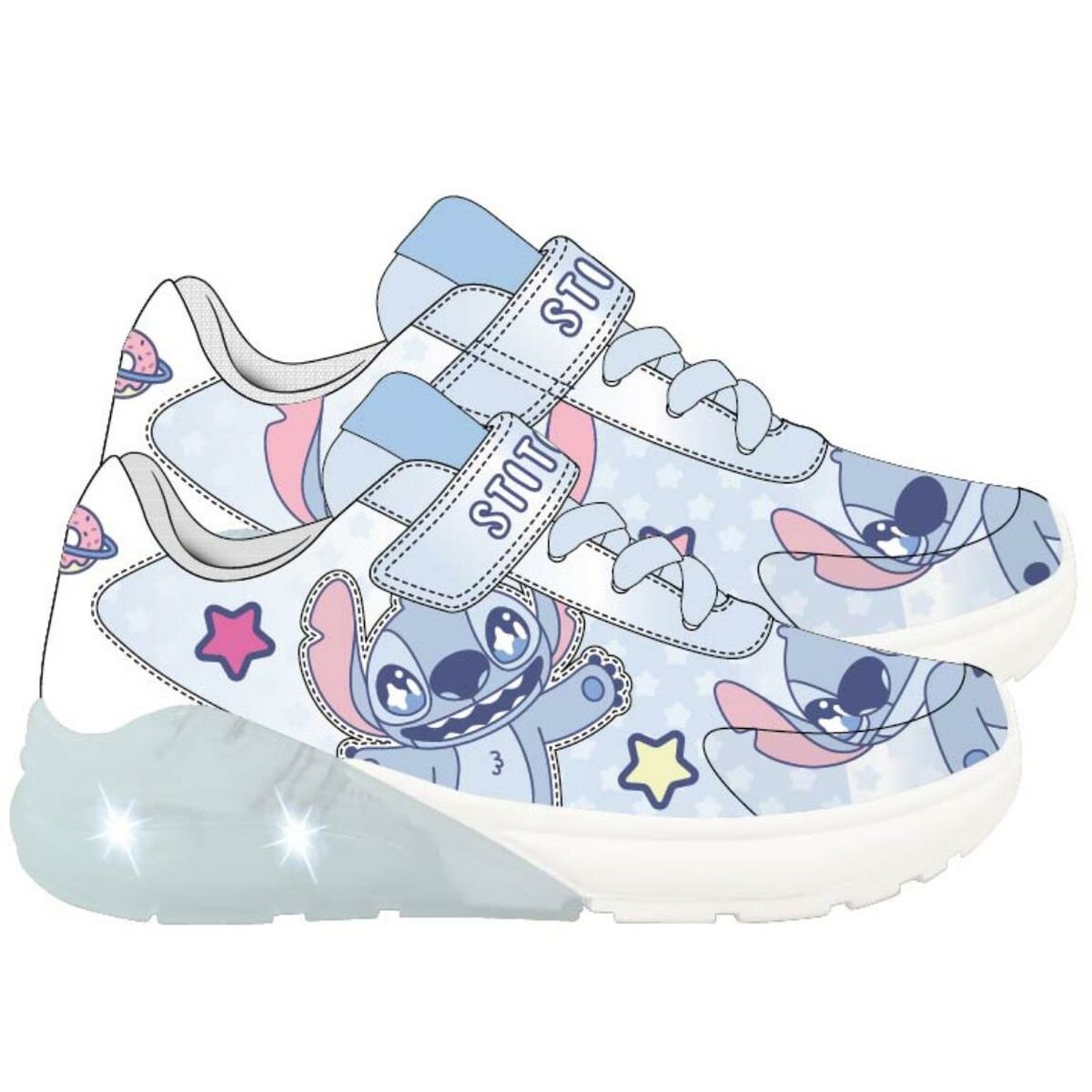 Kinder-Sneaker «Stitch» Hellblau