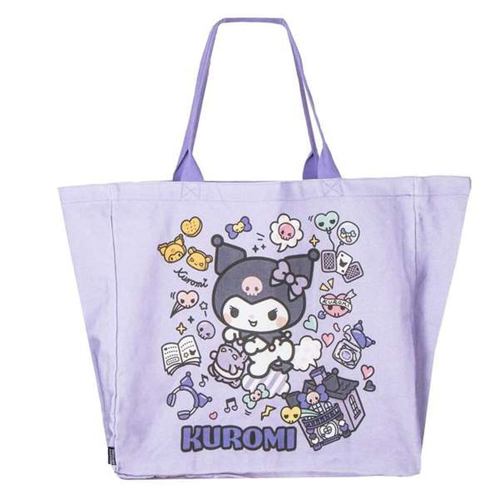 Einkaufstasche Hello Kitty Kuromi Lila 48 x 43 x 17 cm