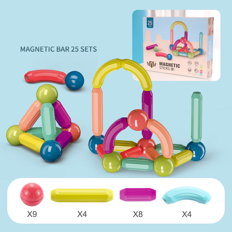 Magnetische Bausteine für Kinder