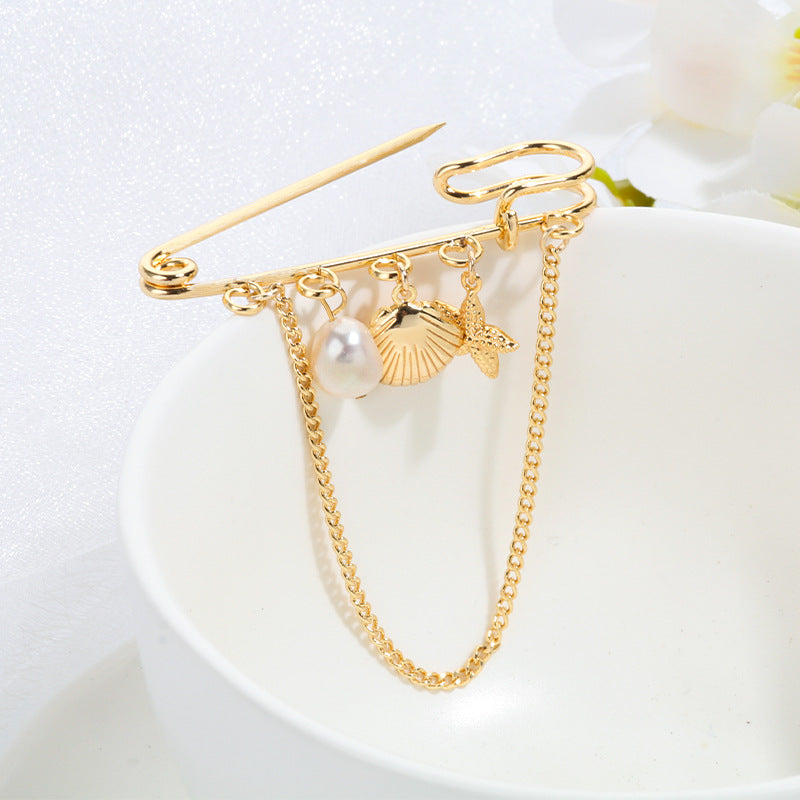 Retro Kupferkette-Tassel-Brosche – Bild 4 | LuxeStyle