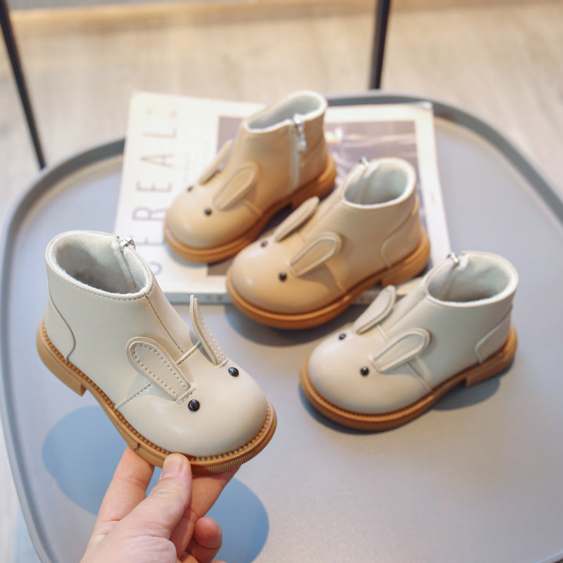 Weiche Herbst-Booties für Mädchen