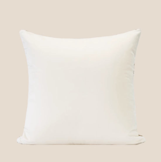 Kissen in Creme mit Pflanzen-Motiv, 45 × 45 cm – Bild 4 | LuxeStyle