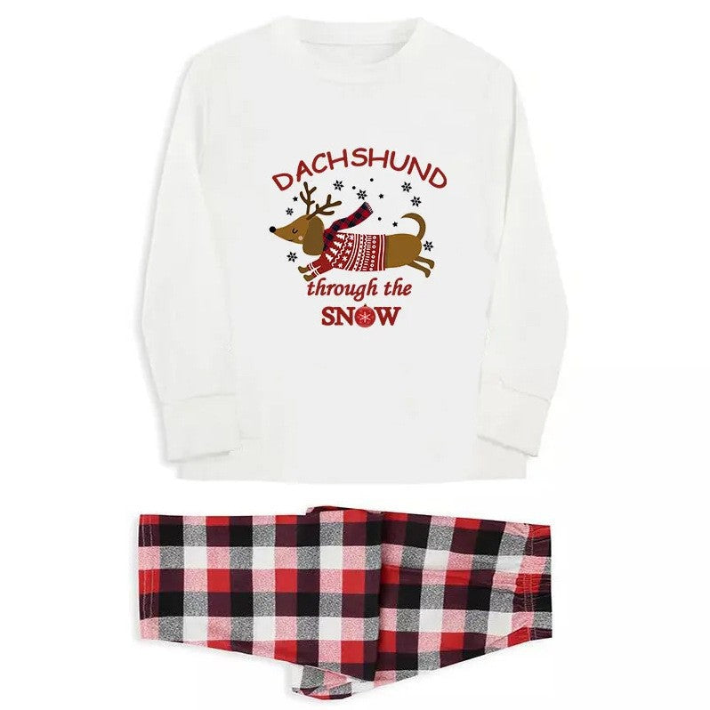 Weihnachts Pyjama-Set mit Elch-Muster für die Familie – Bild 1 | LuxeStyle
