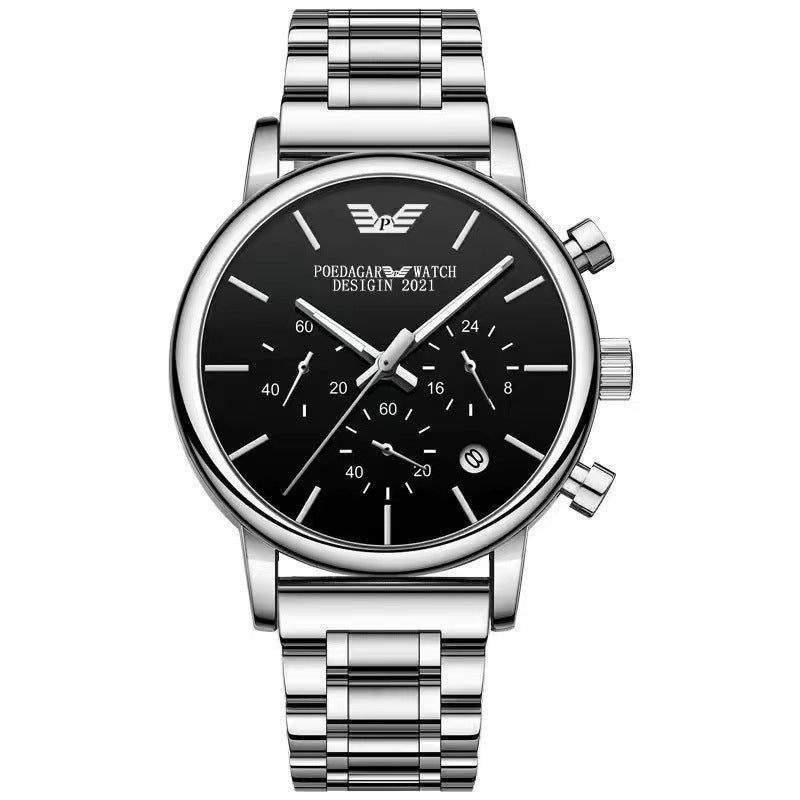 Multifunktionale, wasserdichte Herrenuhr mit Leuchtfunktion – Bild 8 | LuxeStyle