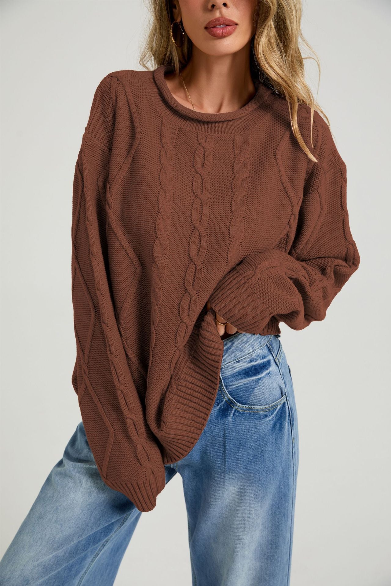 Strickpullover im Oversize-Look